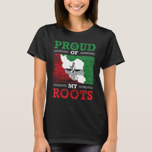 T-shirt Iran Iranian Persian Irani Flag Iran Roots Farsi I