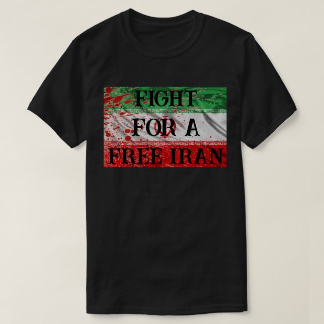 T-shirt Iran libre (Design devant)