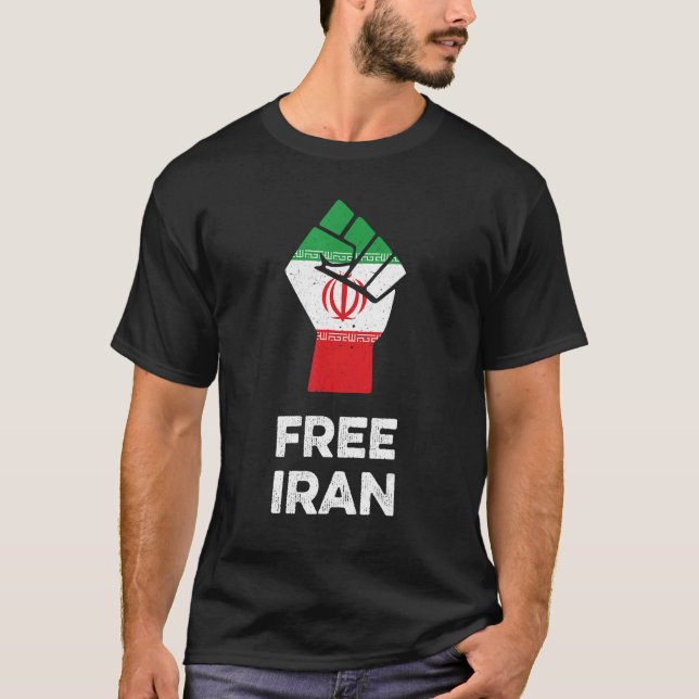 T-shirt Iran Libre Chemise Feministe Egalité Iran Manifest (Devant)
