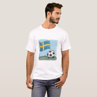 T-shirt Ireland flag and crayon-style soccer ball