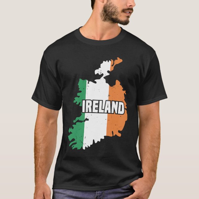 T-shirt Ireland Irish Home Pride Irish Flag  1 (Devant)