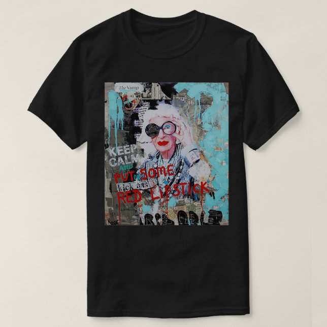 T-shirt Iris Apfel (Design devant)