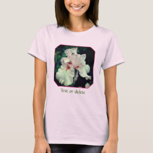 T-shirt Iris barbu Fleur de Pêche Personnalisé