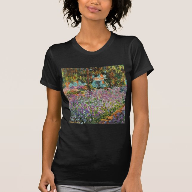 T-shirt Iris dans le jardin de Monet (Devant)