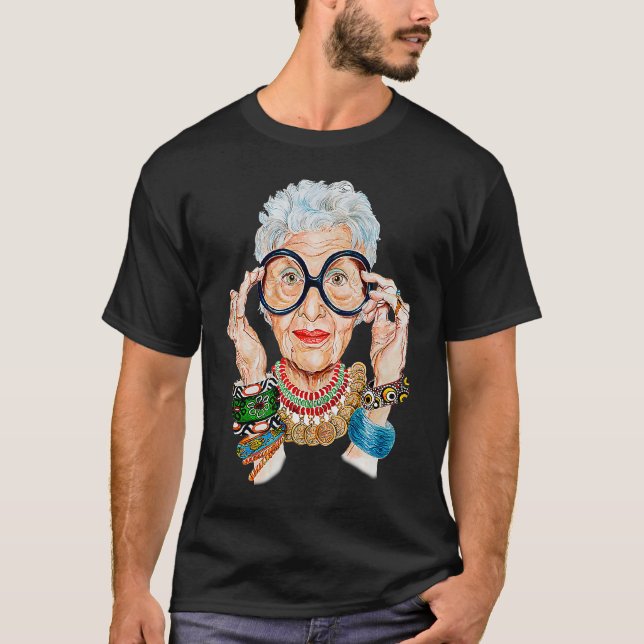 T-shirt Iris Fashion Apfel est finalement une forme d'auto (Devant)