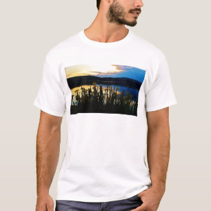T-shirt Iris jaunes sur la rive du lac Arrowhead
