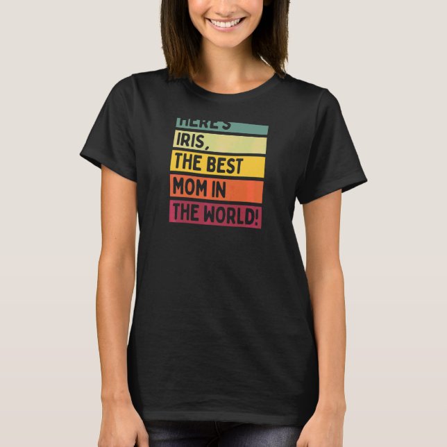 T-shirt Iris, la meilleure maman du monde Mothe (Devant)