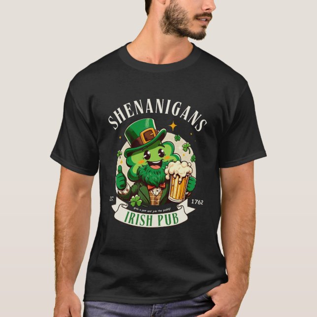 T-shirt Iris pub (Saint Patrick) (Devant)