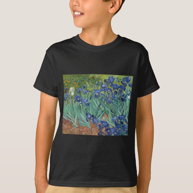 T-shirt Irises par Van Gogh (Devant)