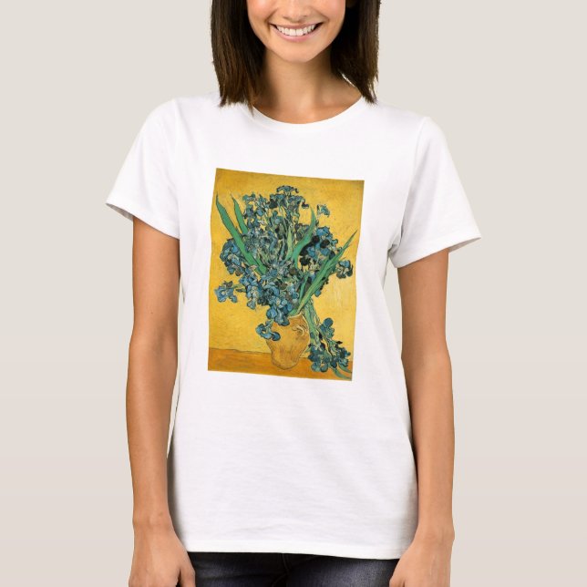 T-shirt Irises - Van Gogh - c1890 (Devant)