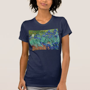 T-shirt Irises Vincent van Gogh peinture Vintage florale