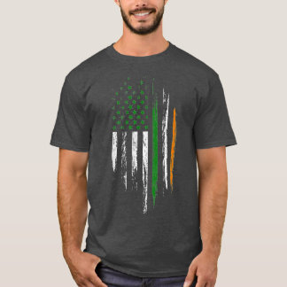 T-shirt Irish American Flag Ireland Pride St Patrick's Day