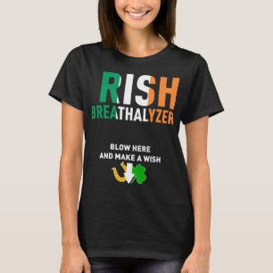 T-shirt Irish Breathalyzer souffle ici St. Patrick's Day D