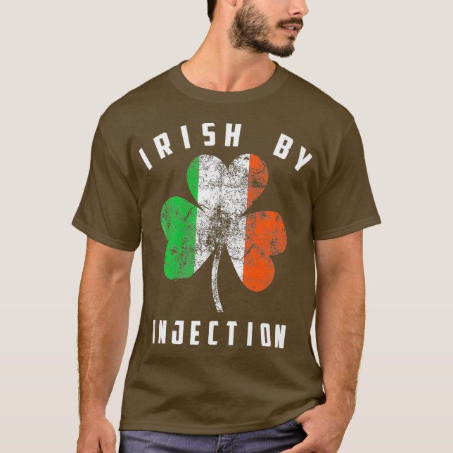 T-shirt Irish By Injection Shirt mignonne Irlande Drôle ca (Devant)