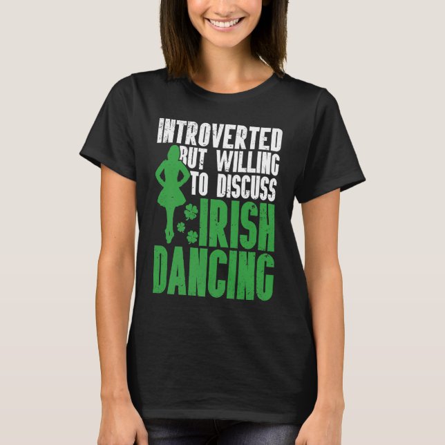 T-shirt Irish Dance Jour de la Saint Patrick Reel Girl Iri (Devant)
