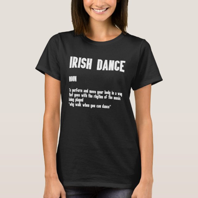 T-shirt Irish Dance Jour de la Saint Patrick Reel Girl Iri (Devant)