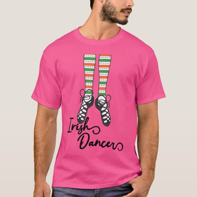 T-shirt Irish Dance Socks Shoes For Girls In St Patrick'S  (Devant)