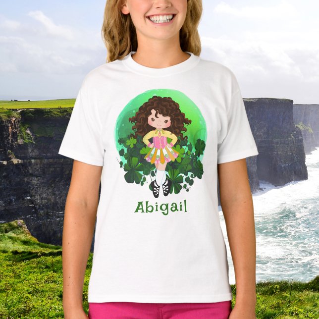 T-shirt Irish Dance St. Patrick's Day Green Shamrock (Créateur téléchargé)