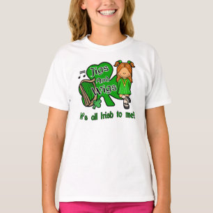 T-shirt Irish Dancing, jigs et Wigs