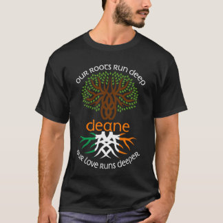 T-shirt Irish DEANE Nom de famille Our Love Runs Deeper