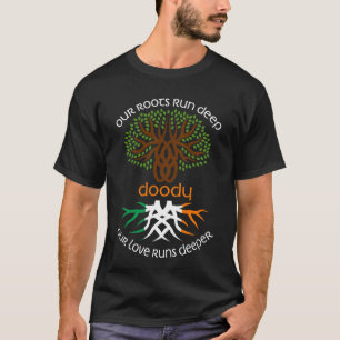 T-shirt Irish DOODY Nom de famille Notre amour tourne plus
