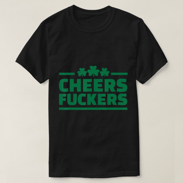 T-shirt Irish Drinking Party encourage la St Patrick's Day (Design devant)