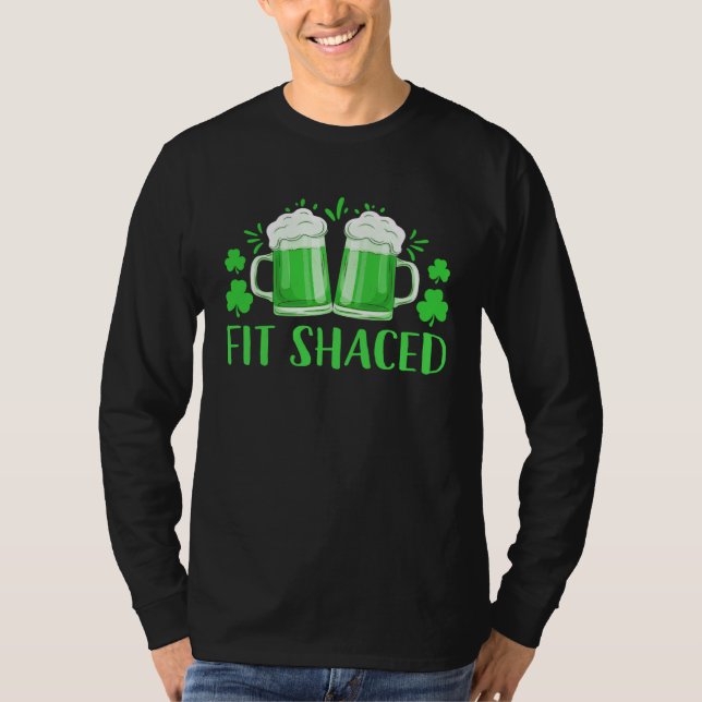 T-shirt Irish Drinking Team Men St Paddys day Fit Shaced W (Devant)