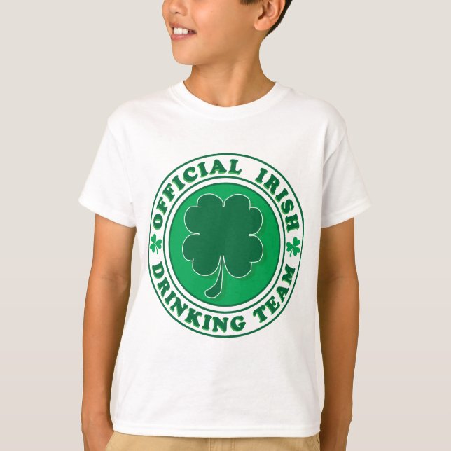 T-shirt Irish Drinking Team/St. Patrick's Day (Devant)