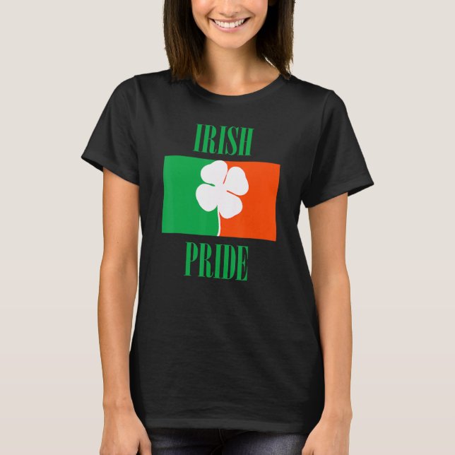 T-shirt Irish Flag Irish Pride Saint Patrick's Day (Devant)