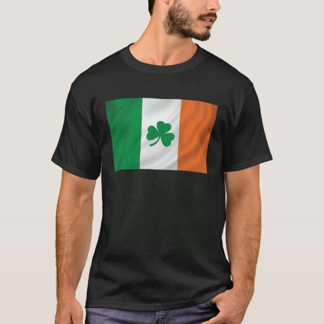 T-shirt Irish Flag Irish Pride Shamrock (Devant)