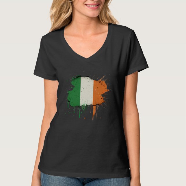 T-shirt Irish Flag St Patrick s Day (Devant)