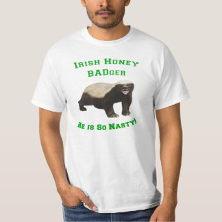 T-shirt Irish Honey Badger