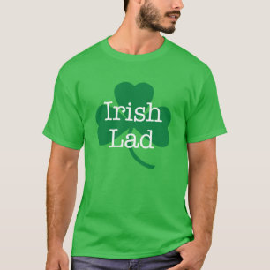 T-shirt Irish Lad, Shamrock vert St. Paddy's Day