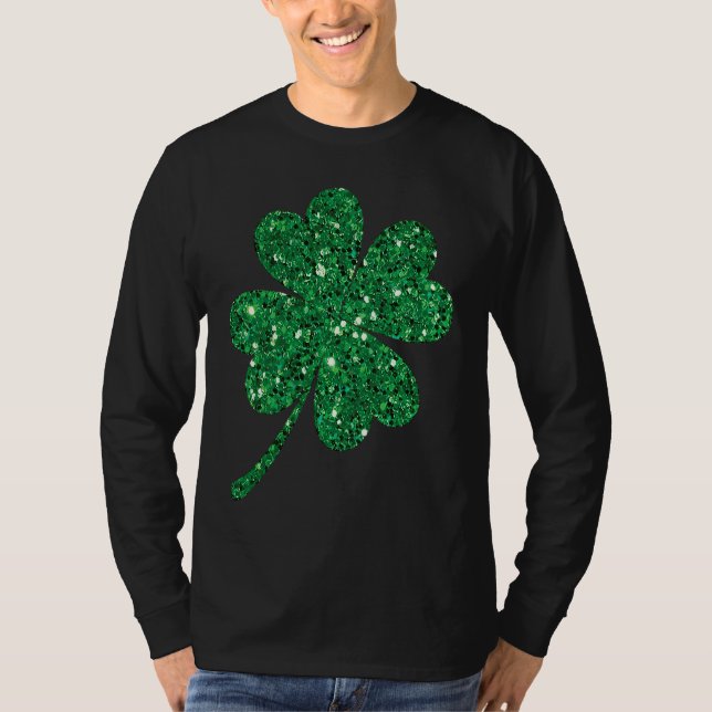 T-shirt Irish Lucky Shamrock Green Clover St Patrick's Day (Devant)