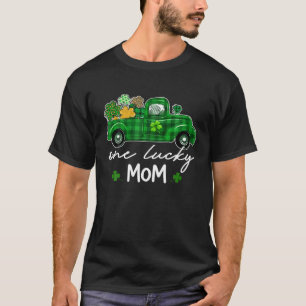 T-shirt Irish Plaid Truck Shamrocks St Patrick's Day One L