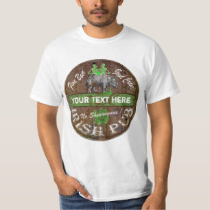 T-shirt Irish pub