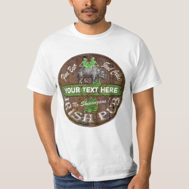 T-shirt Irish pub (Devant)