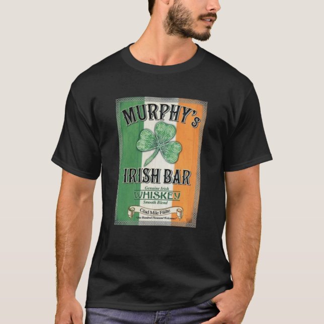 T-shirt Irish Pub Irish Flag Ireland t shirt (Devant)