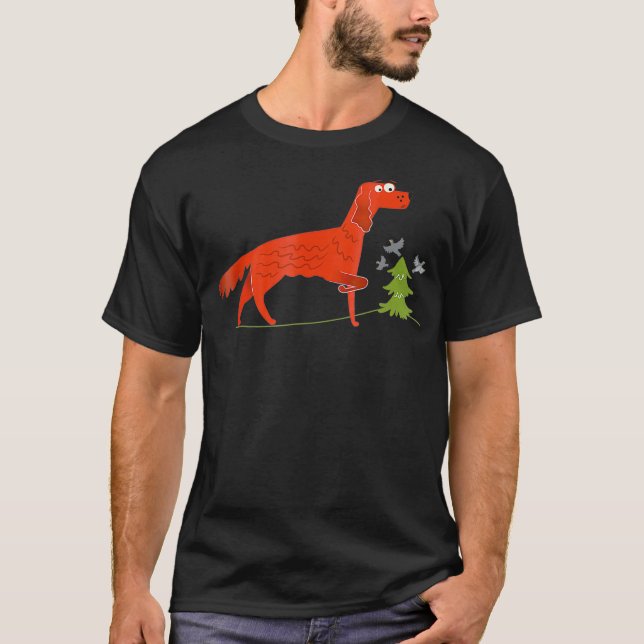 T-shirt Irish Red Setter   Irish Setter Dog Lover Gift (Devant)