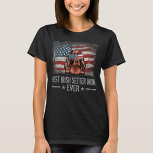 T-shirt Irish Setter Meilleur Chien Maman Jamais Rétro Usa
