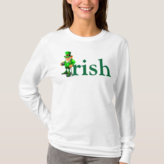 T-shirt IRISH ST. Chemise PATRICK'S DAY (Devant)
