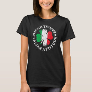 T-shirt Irish Temper Attitude italienne St Patrick's Day