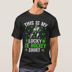 T-shirt Irish This Is My Lucky Ice Hockey St. Patrick's Da