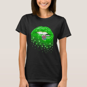 T-shirt Irish Tie Dye Leopard Shamrock Patrick's Day Green