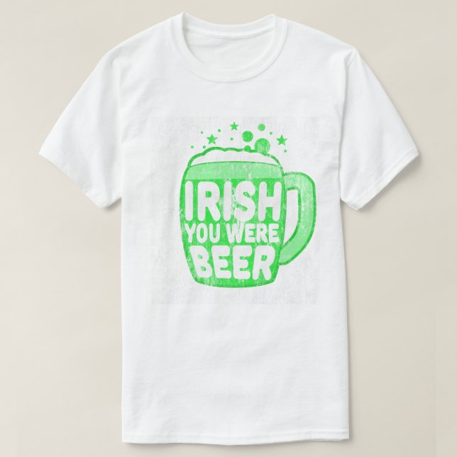 T-shirt Irish Vous Étiez Bière DS (Design devant)