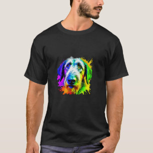 T-shirt Irish Wolfhound Pop Art I Amoureux des chiens I Sp