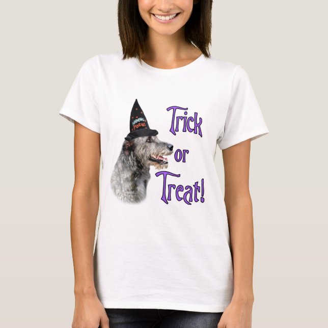 T-shirt Irish Wolfhound Trick (Devant)