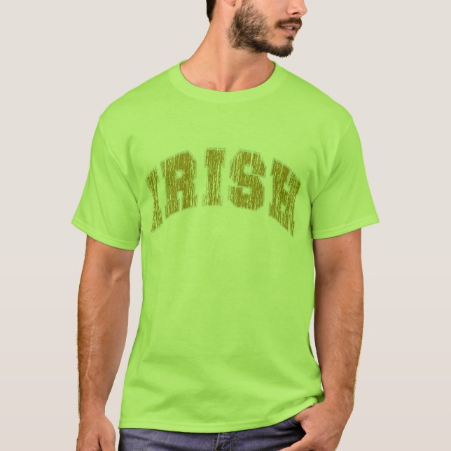 T-shirt Irlandais affligé (Devant)