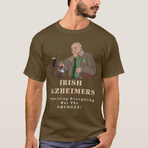 T-shirt Irlandais Alzheimer's Funny St. Paddy Gangster T-S