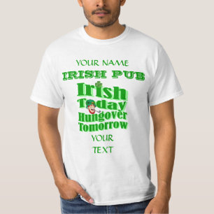 T-shirt Irlandais boire St Patrick's